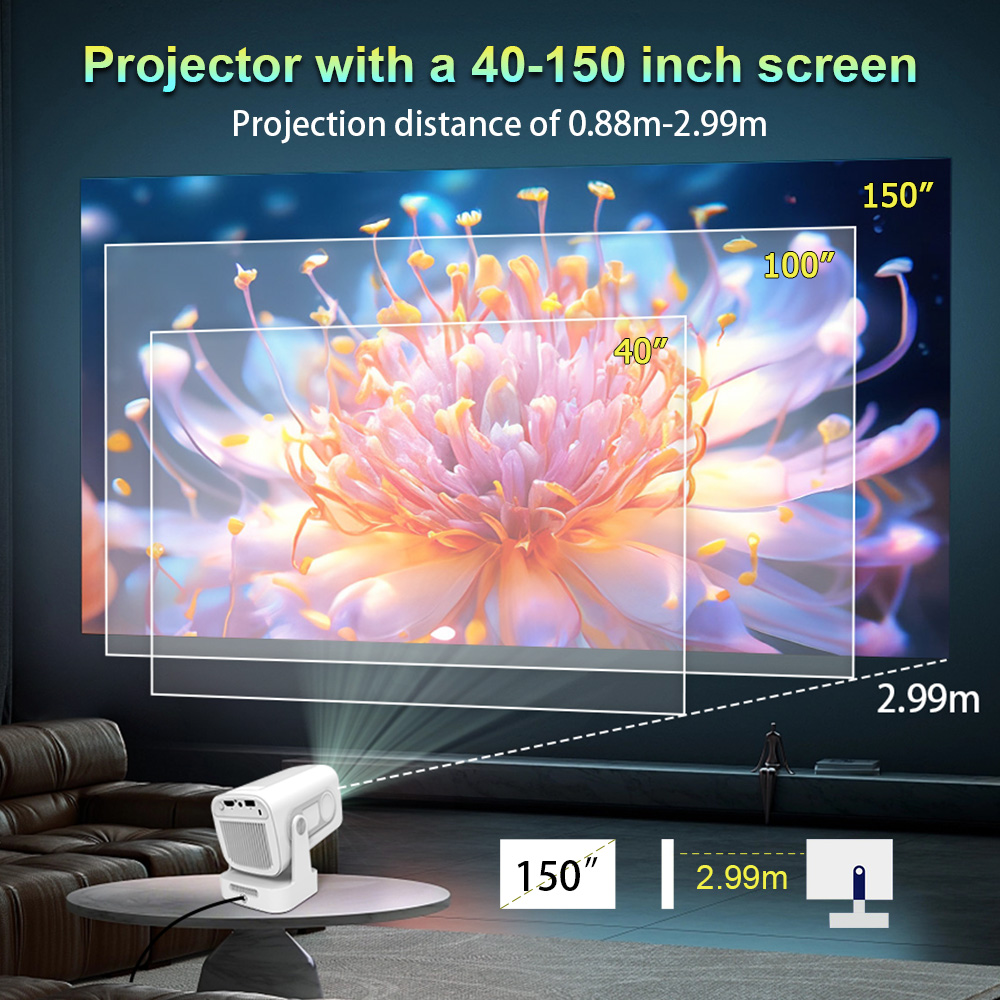 Home Cinema Mini - 2026 New H260 Native 1080P Projector