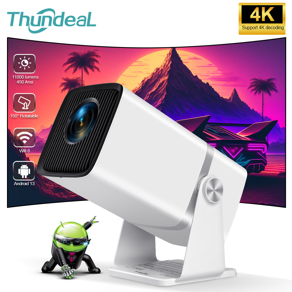Home Cinema Mini - ThundeaL Mini HD Projector TD80W PK