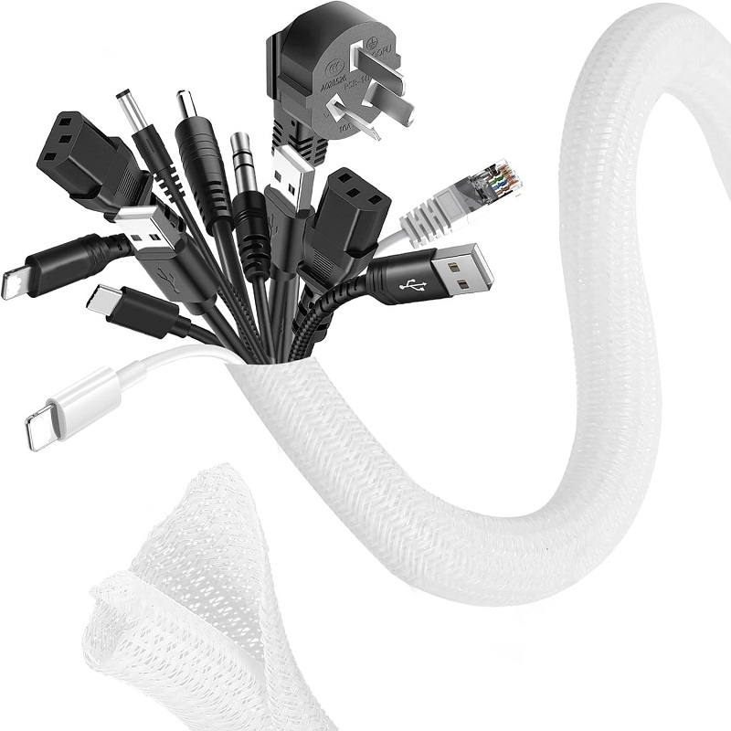 Home Cinema Cabasse - 0.5/1/3/5/10M Cable Sleeve Self-Closing Cable Flexible