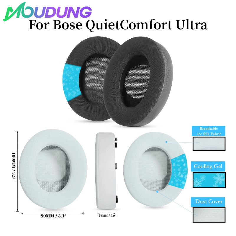 MOUDUNG Cooling Gel Ear Pads f - Bose Headphone Qc Ultra review and price