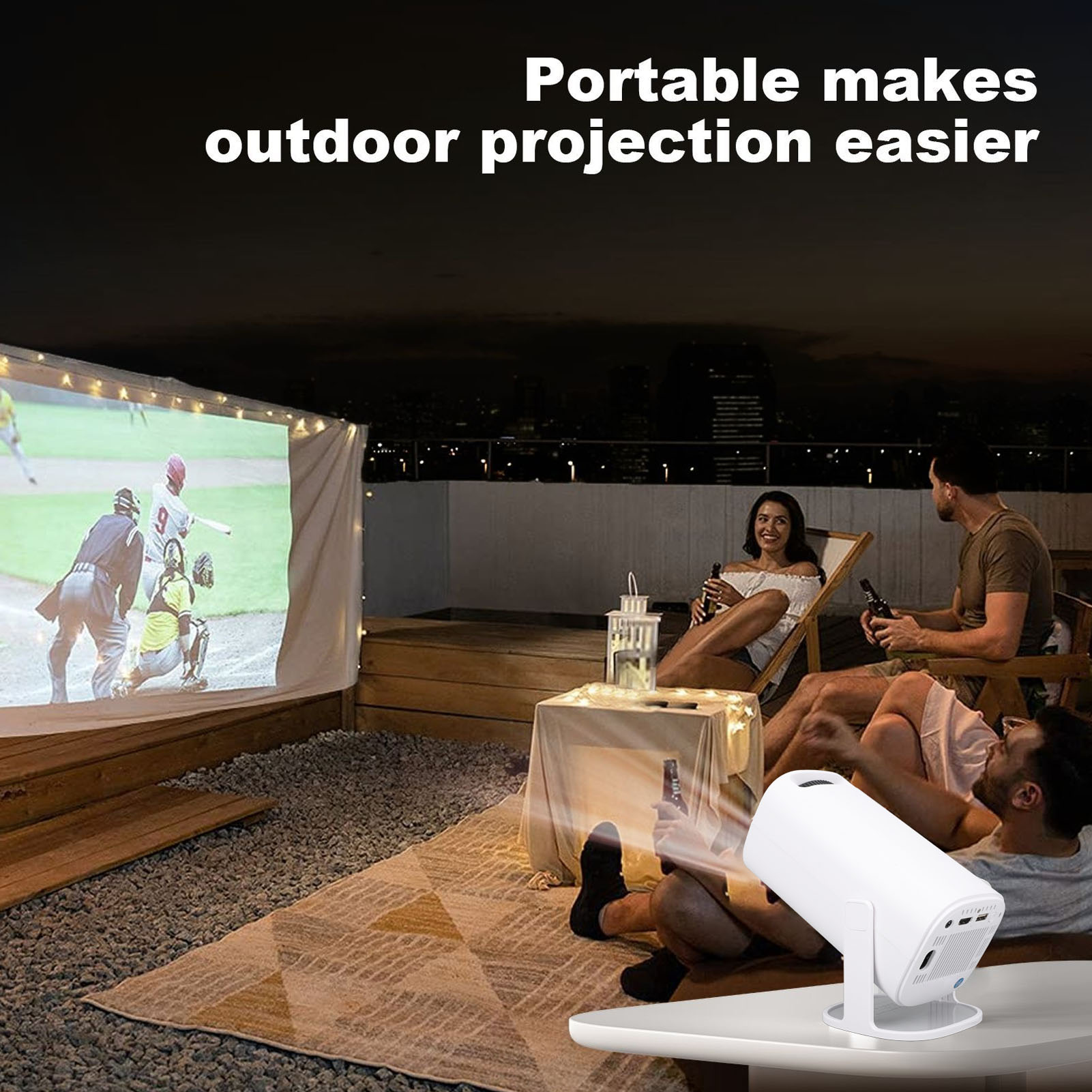 P30 1080P FHP 4K LED Projector - Home Cinema Mini review and price