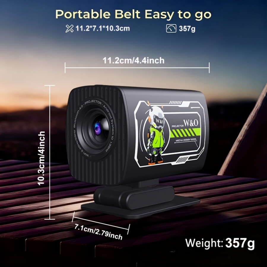 2026 New 1080P Projector Porta - Home Cinema Mini review and price